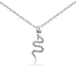 925 Silver Snake Pendant