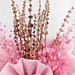 Serene Pink Dry Flower Ensemble