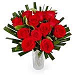 Bouquet of Roses One Dozen Red