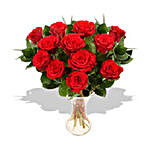 Dozen Red Rose Bouquet