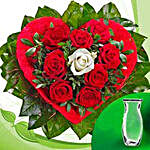 Rose Bouquet Amore with vase GER