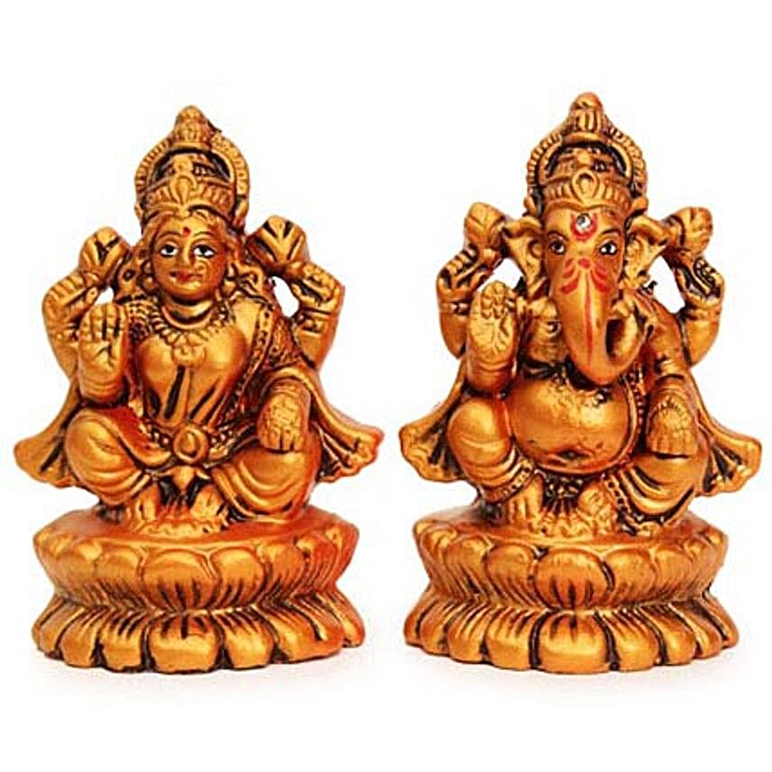 Auspicious Lakshmi Ganesha Statues