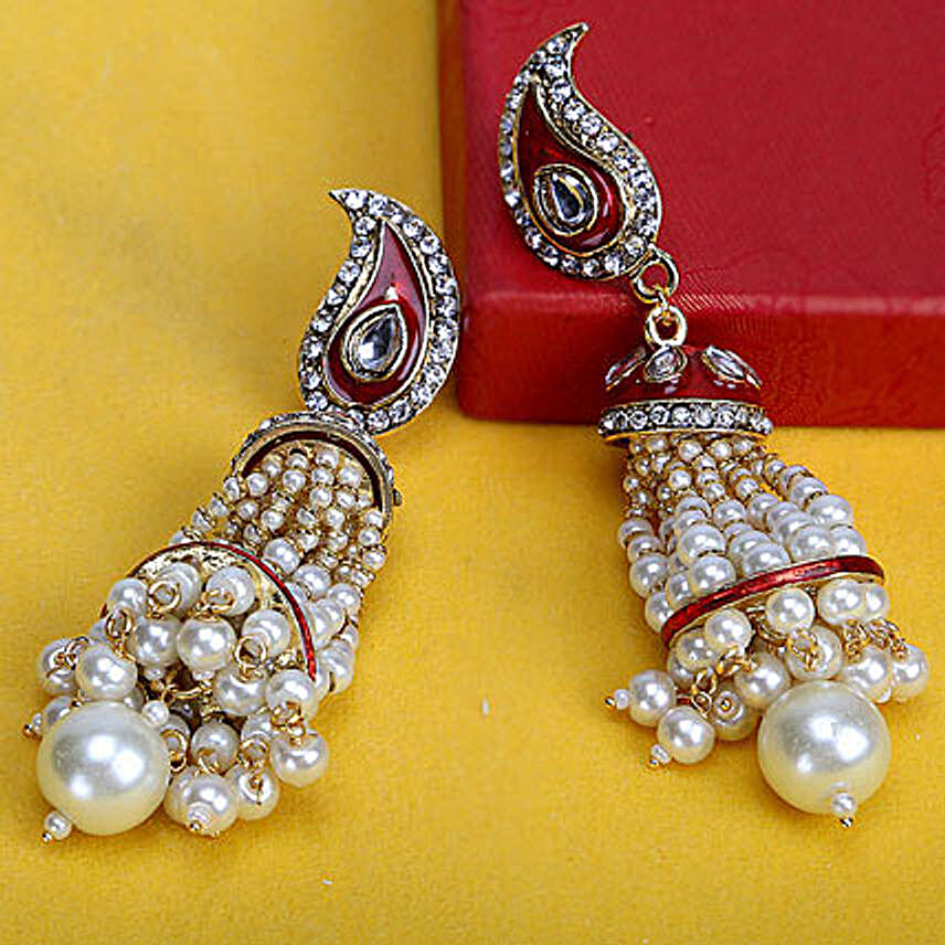 Pearl Ethnic Earrings