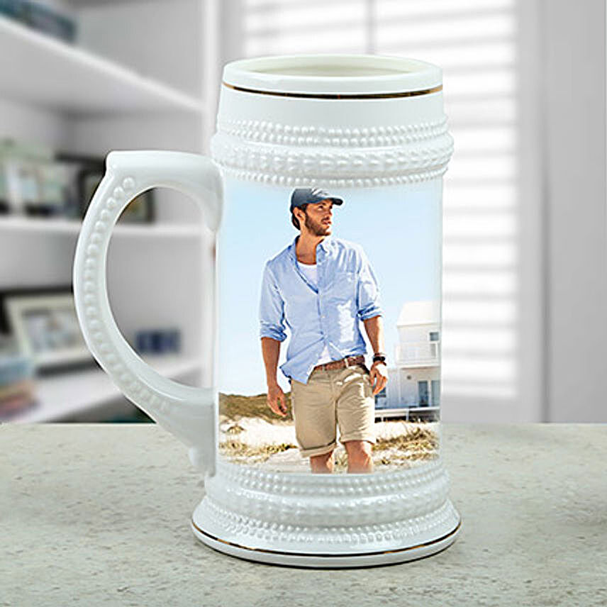 Personalized Ceramic Beer Mug