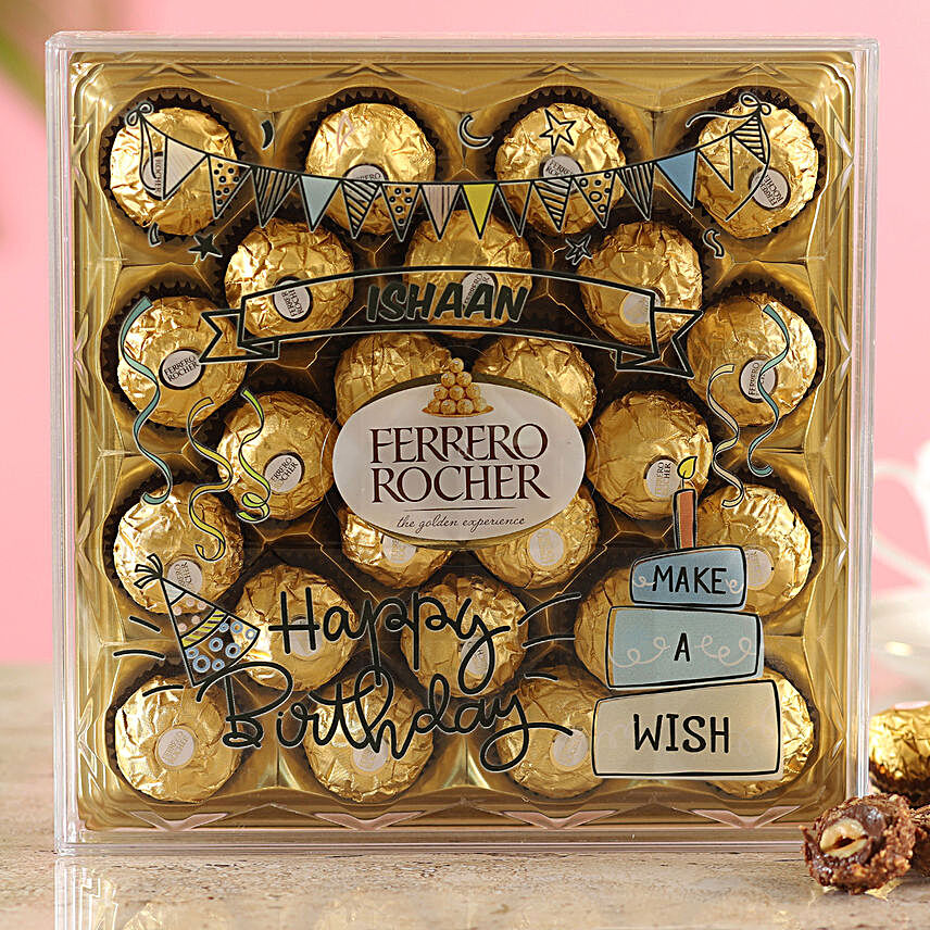 Personalised Birthday Ferrero Box