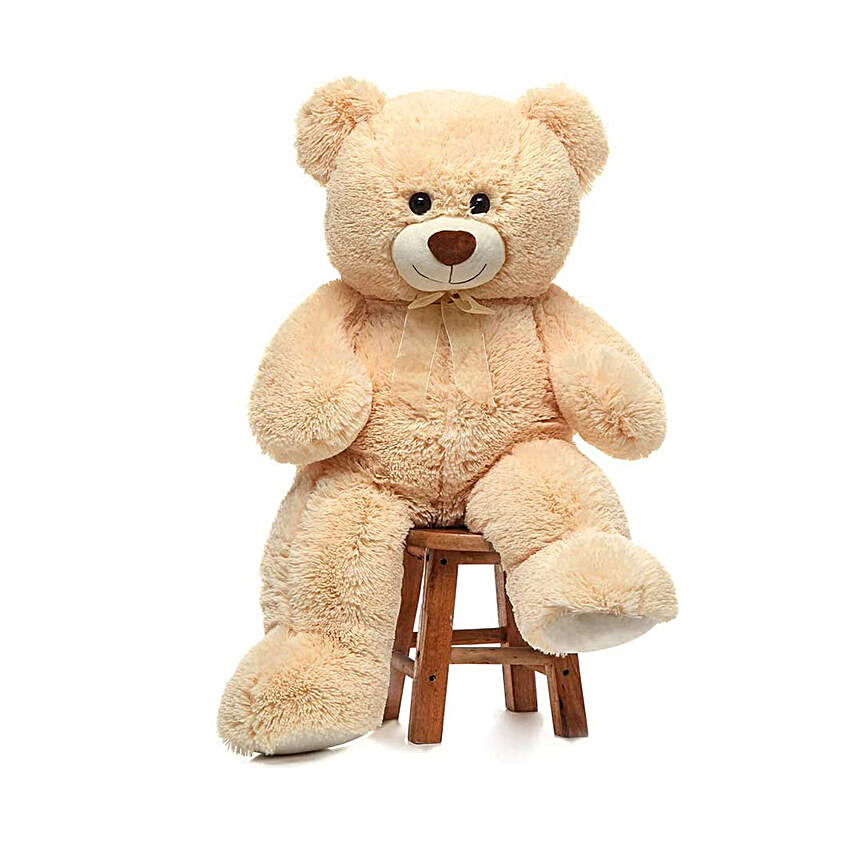 Soft Medium Size Teddy Bear- Cream