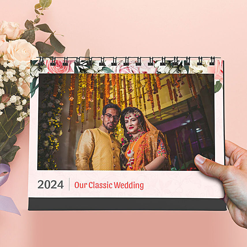 Personalised Classic Wedding Calendar