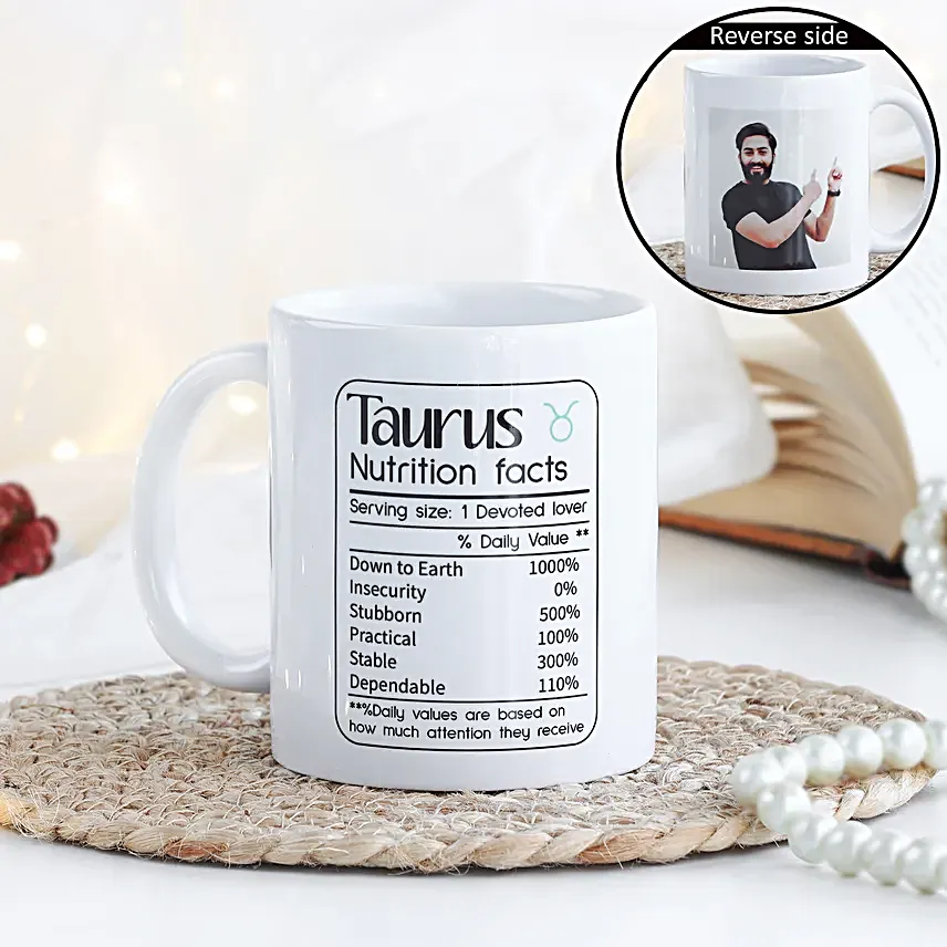 Personalised Taurus Mug