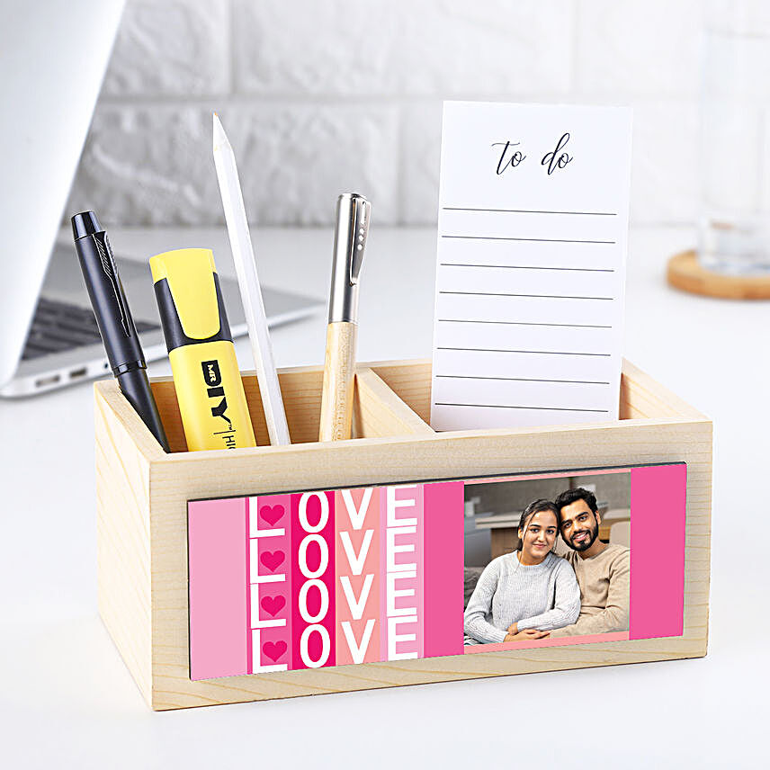 Personalised Pen Stand Gift