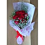 Romantic Red Roses Bunch