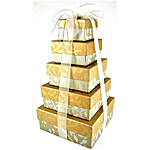 Deluxe Elegant Gold Gift Basket
