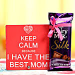 Best Mom Plaque and Chocolate