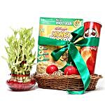 Lucky Bamboo and Snack Hamper
