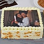 Yummy Butterscotch Photo Cake For Mom 1kg Eggless