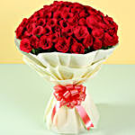 Grand Romance 100 Red Roses Bouquet