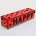 Personalised Zig Zag Pull Out Red Box