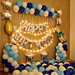 Blue Themed Magical Birthday Décor