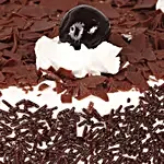 Yummy Black Forest Treat Cake Eggless- Half Kg
