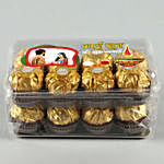 Lovely Bhai Dooj Personalised Ferrero Rocher Box
