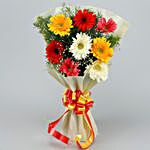 Radiant Mixed Gerberas Bouquet Clay Diyas
