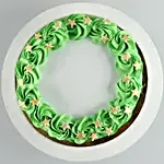 Xmas Wreath Pineapple Cake Half Kg