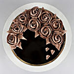 Chocolate Rose Designer Cake- 1 Kg Eggless