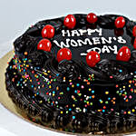 Happy Women s Day Truffle Cake Eggless 1 Kg