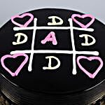 Happy Father's Day Truffle Cake- Eggless 2 Kg
