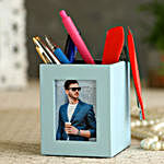 Personalised Photo Frame Cum Pen Stand