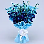 Mesmerising Blue Orchids Bouquet