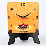 Personalised Diwali Table Clock