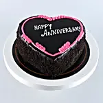 Happy Anniversary Heart Shaped Cake- Half Kg