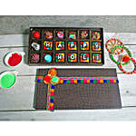 Holi Special Assorted Chocolates Leather Box- 18 Pcs