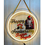 Personalised Happy Anniversary LED Wall Hanging