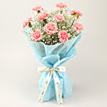 Dazzle With Simplicity Carnations Bouquet