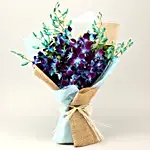 Gleaming Love Orchids Flower Bouquet