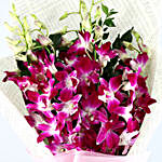 Spring Meadow Orchids Bouquet & Ferrero Rocher Box
