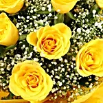 Sunshine Delivered Roses Bouquet & Truffle Cake