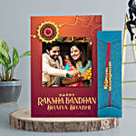 Bhaiya Bhabhi Rakhi Set N Personalised Rakhi Greeting Card