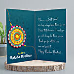 Designer Rakhi N Personalised Greeting Card