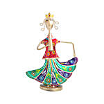 Musician Lady Showpiece Red & Green