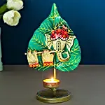 T Light Ganesh Candle Holder