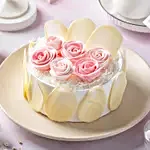 Rosy White Forest Cake- Half Kg