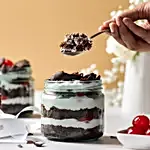Black Forest Cream Cake Jar Eggless Set of 2