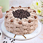Basketweave Design Chocolate Cake- Eggless Half Kg