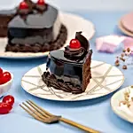 Chocolate Truffle Heart Cake Half Kg