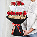 Two Layered Love Rose Bouquet