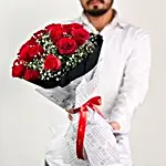 Epitome of Love Red Rose Bouquet