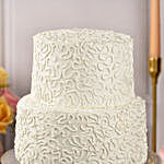 White Chocolate Fantasy Wedding Cake 2 Kg