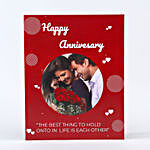 Personalised Red Anniversary Greeting Card